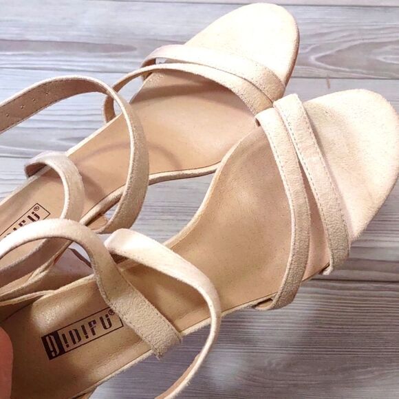 (83-2322) IDIFU Women's Chunky High Heel Sandal Sz 9 - Picture 6 of 11